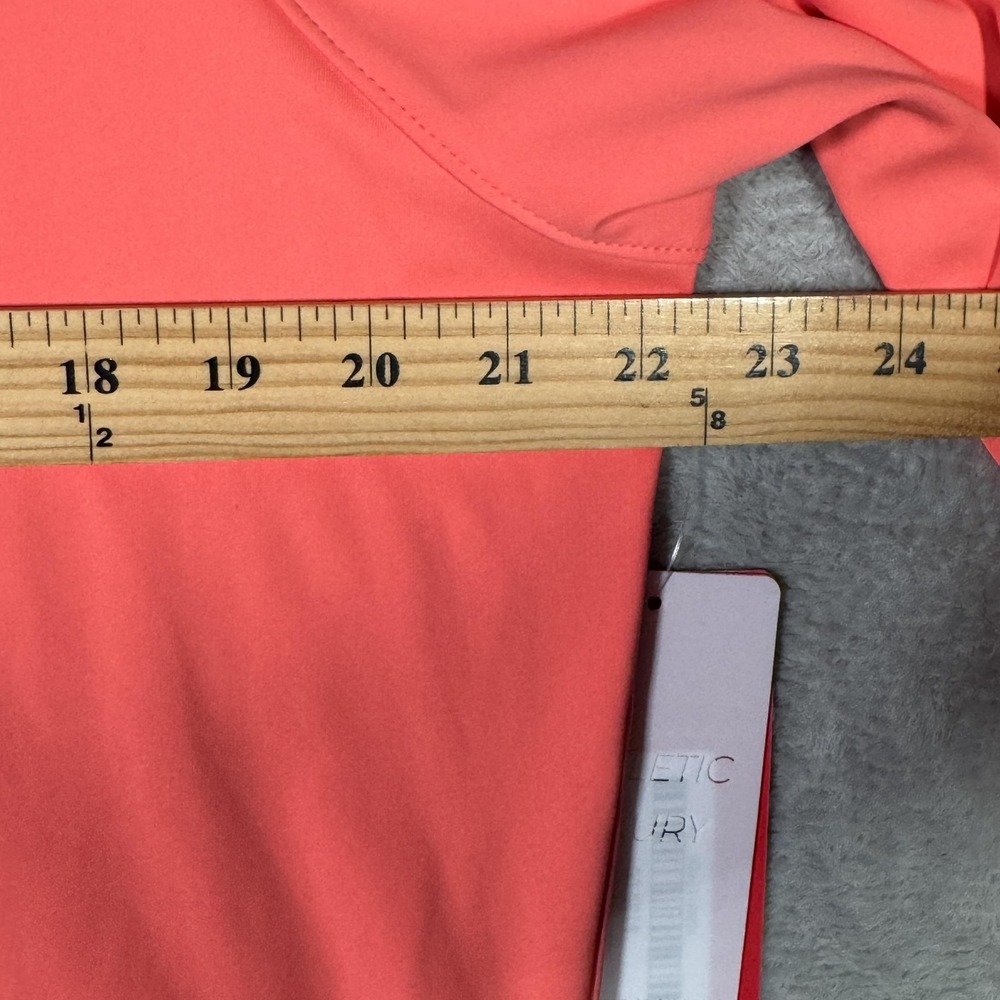 Redvanly Hoodie Mens Medium Coral Larkin Stretch Knit Performance Sweatshirt - Picture 6 of 9